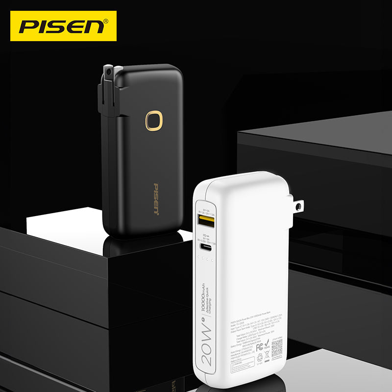 PISEN High Power Box 20W 10000mAh Power Bank TS-D308 - PisenBiz