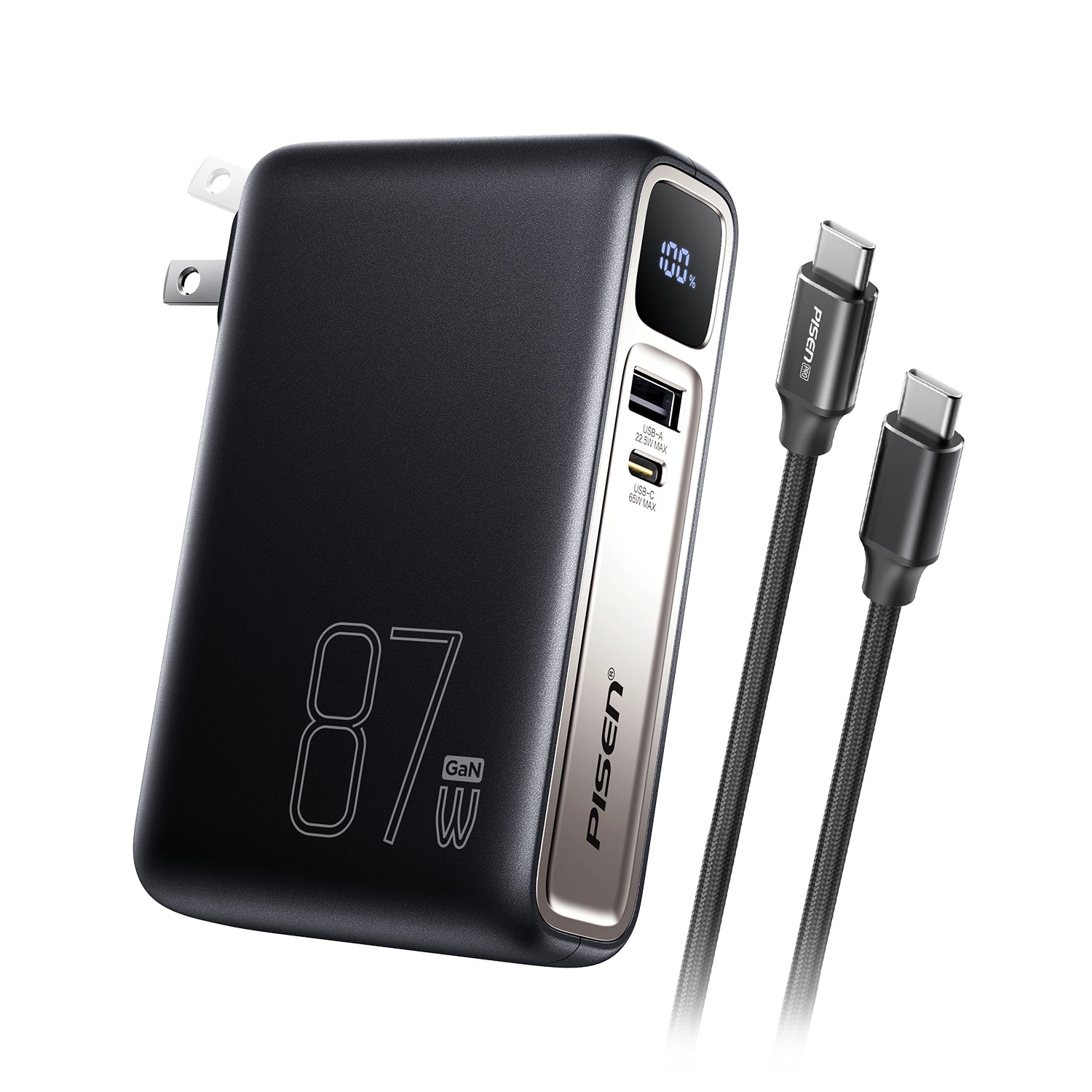 Hybrid Wall Charger 22.5W + Power Bank 10000mAh 87W