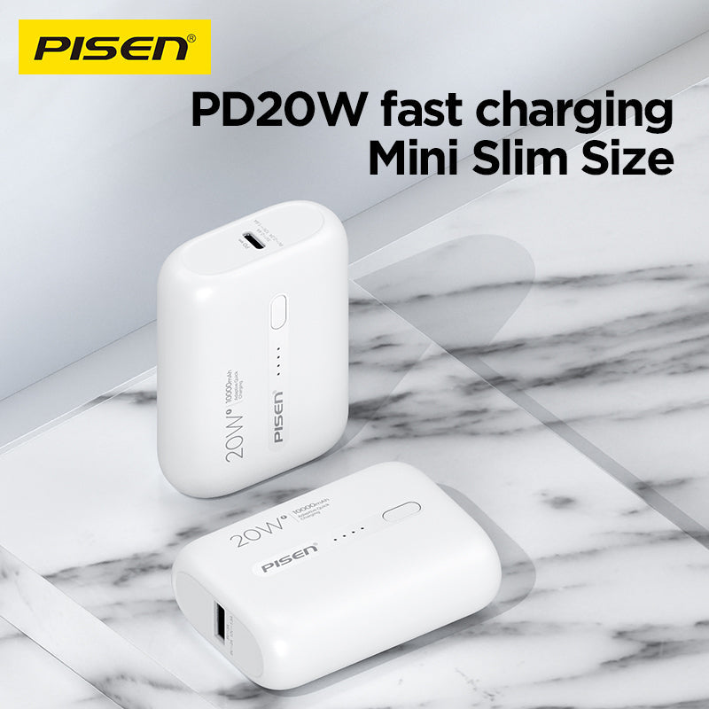 PISEN Power Tiny 20W Mini 10000mAh Power Bank TS-D304 - PisenBiz