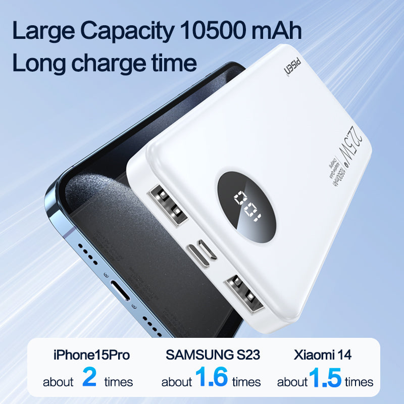 PISEN Power Cube 22.5W Digital Display 10500mAh Power Bank TS-D300 - PisenBiz