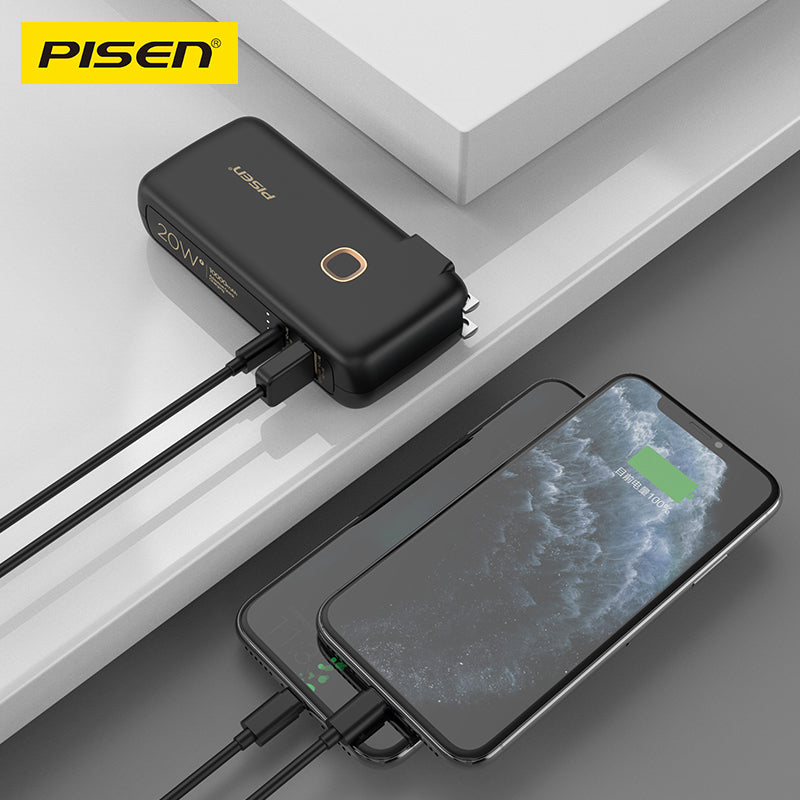 PISEN High Power Box 20W 10000mAh Power Bank TS-D308 - PisenBiz