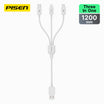 PISEN Mr White 3 In 1 Cable 1200mm AP07-1200 - PisenBiz